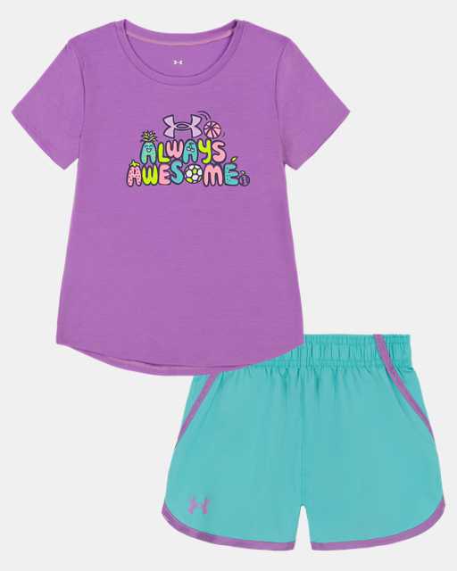 Toddler Girls' UA Awesome Shorts Set